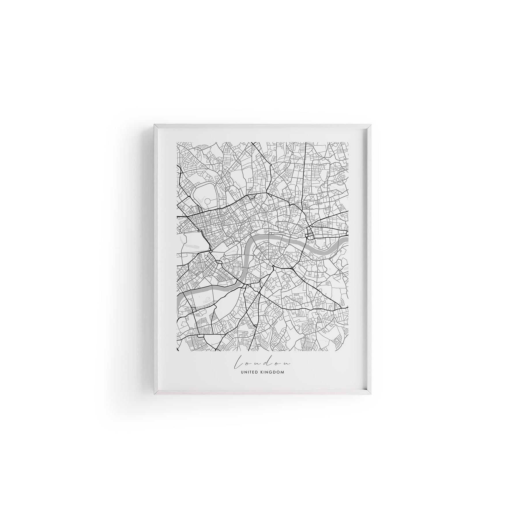 London Şehir Haritası Poster