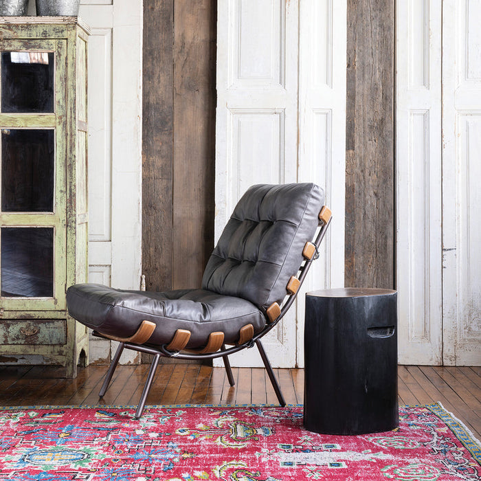 Long Gerçek Deri Berjer