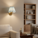 Looma Gold Pliseli Duvar Apliği-Aplik-Levaillant-Hasır Krem-NowShopFun