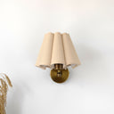 Looma Gold Pliseli Duvar Apliği-Aplik-Levaillant-Taş-NowShopFun