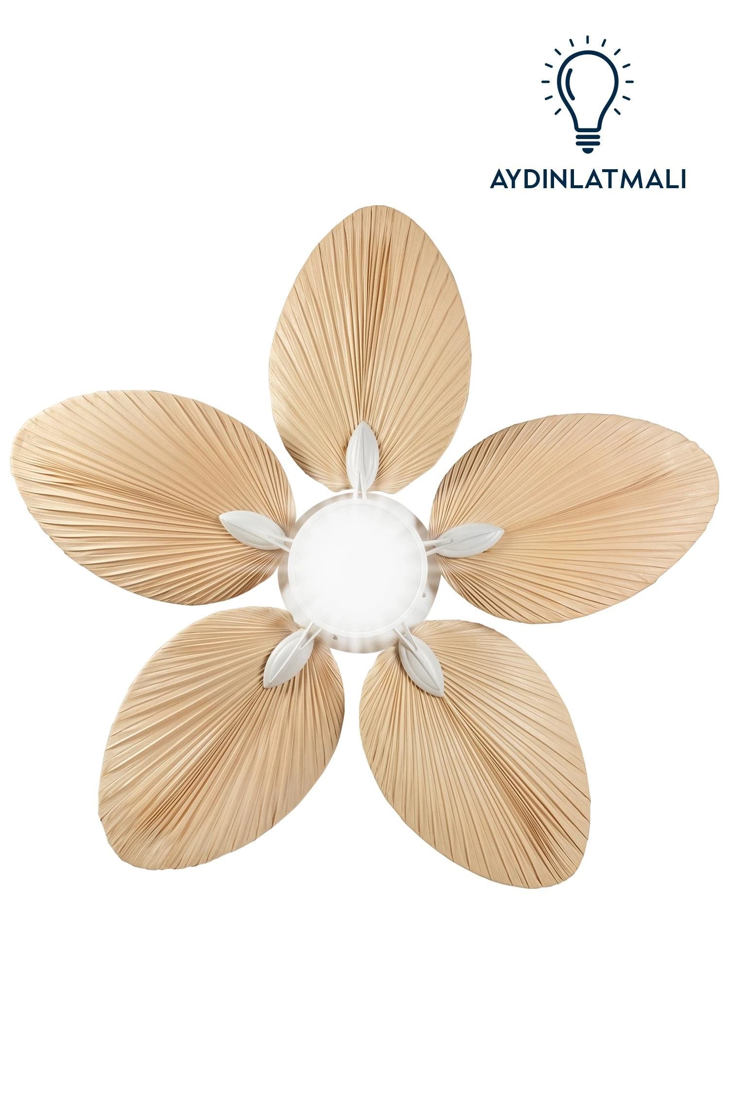 Lora Aydınlatmalı Tavan Vantilatörü No:1