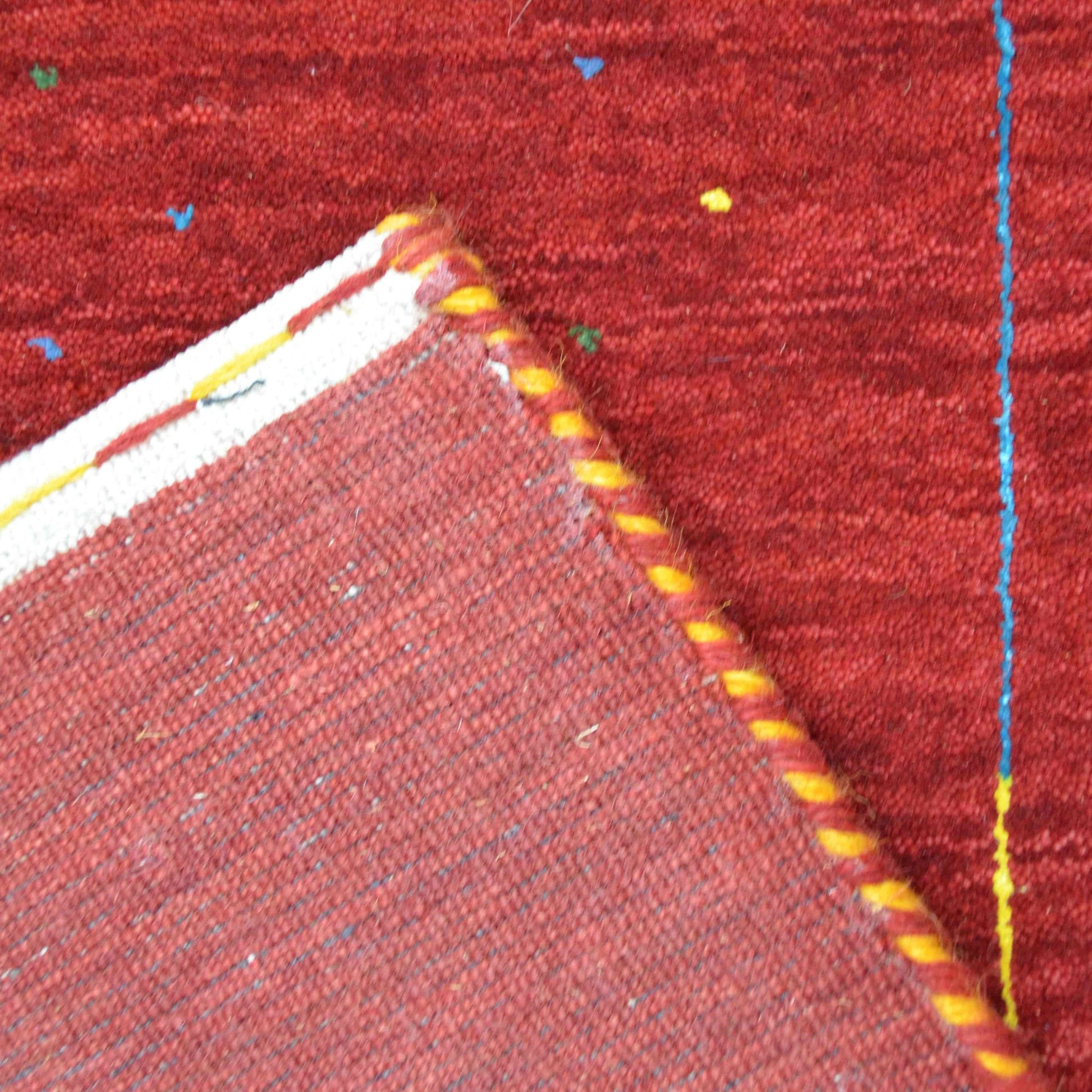 Lori Yünden El Dokuma Modern Halı-Kilim & Halı-KilimCo-60x90 cm-Kırmızı-NowShopFun
