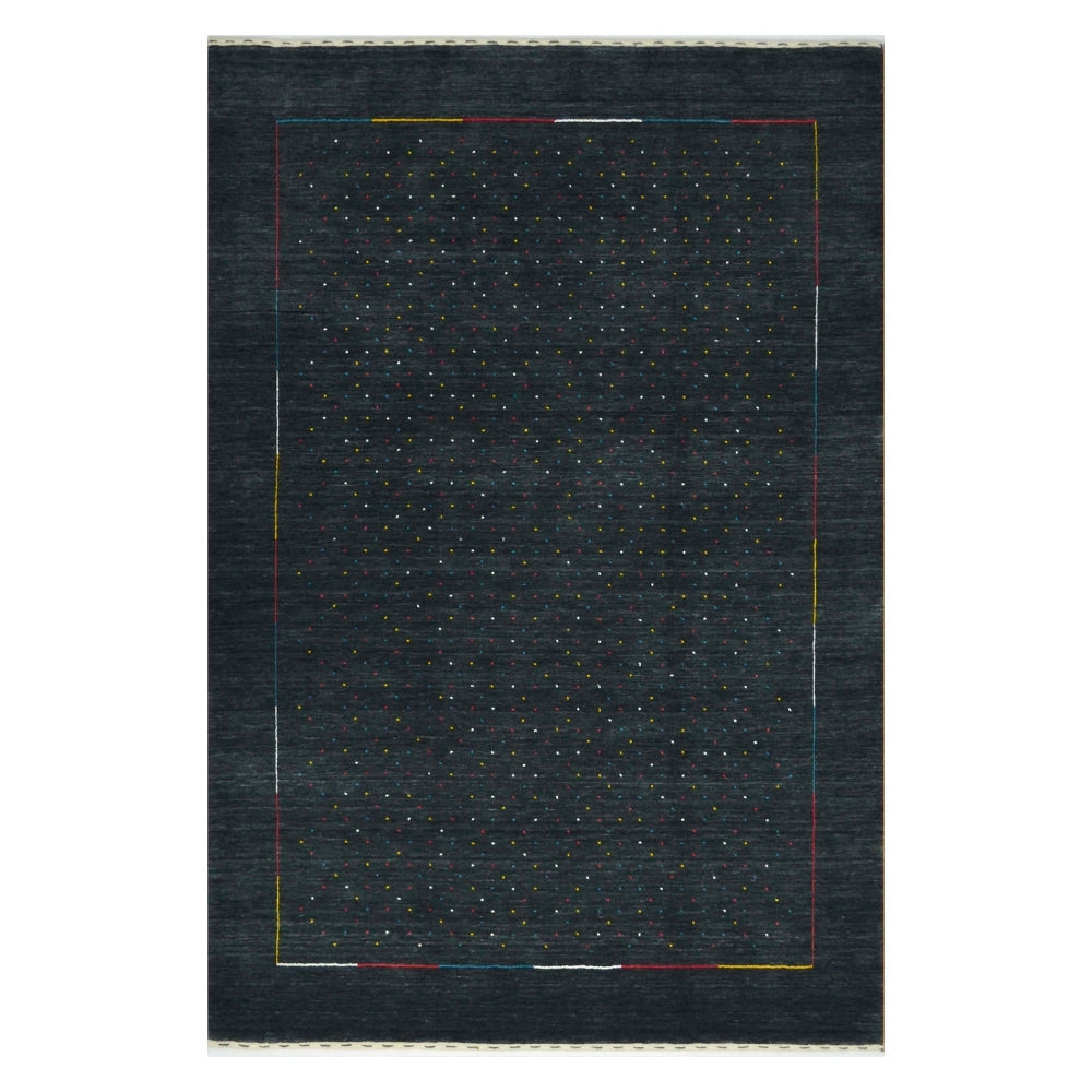 Lori Yünden El Dokuma Modern Halı-Kilim & Halı-KilimCo-60x90 cm-Antrasit-NowShopFun