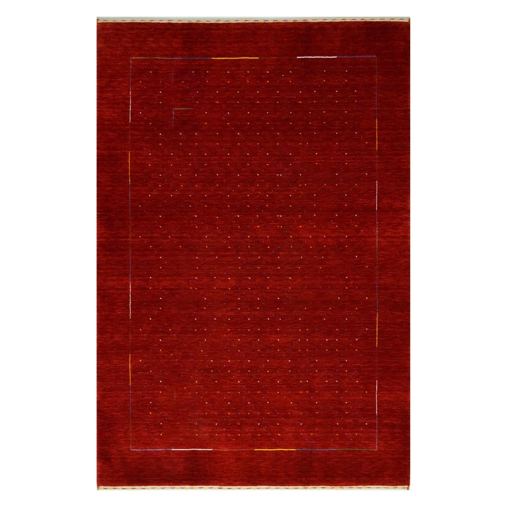 Lori Yünden El Dokuma Modern Halı-Kilim & Halı-KilimCo-60x90 cm-Kırmızı-NowShopFun