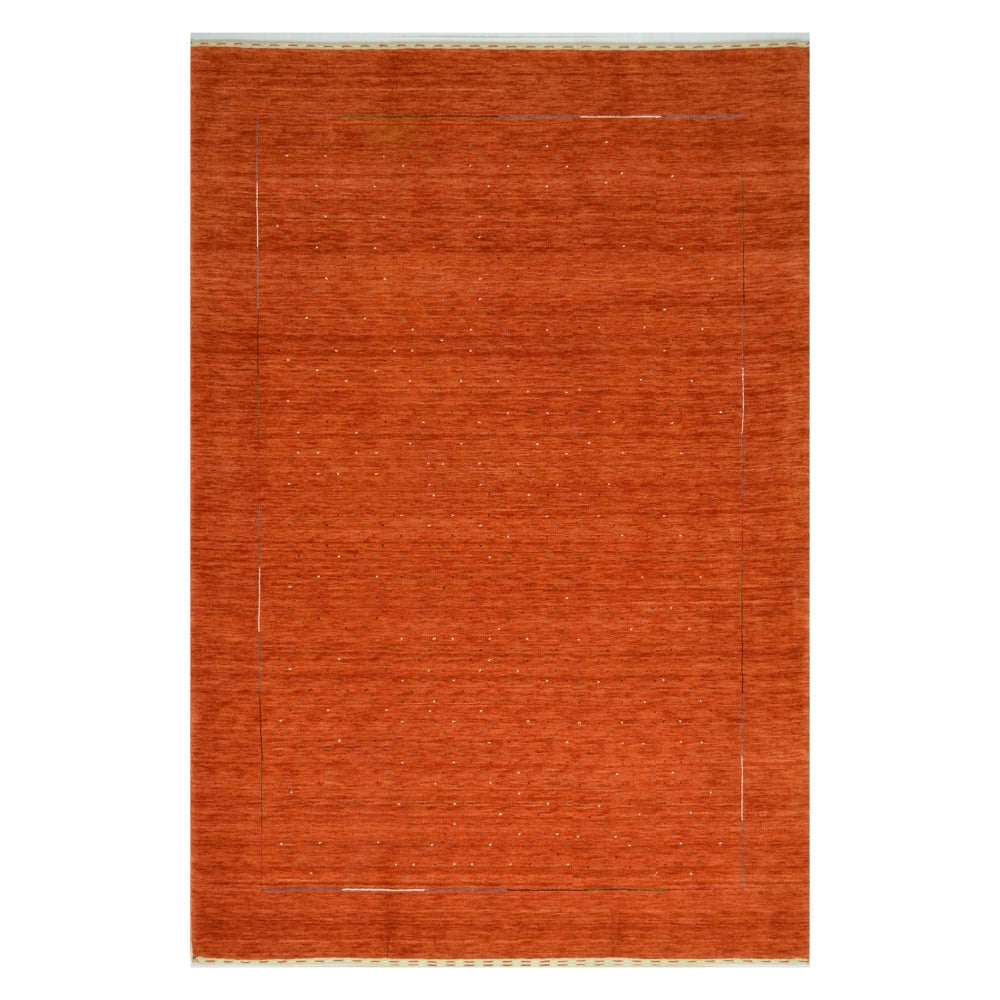 Lori Yünden El Dokuma Modern Halı-Kilim & Halı-KilimCo-60x90 cm-Turuncu-NowShopFun