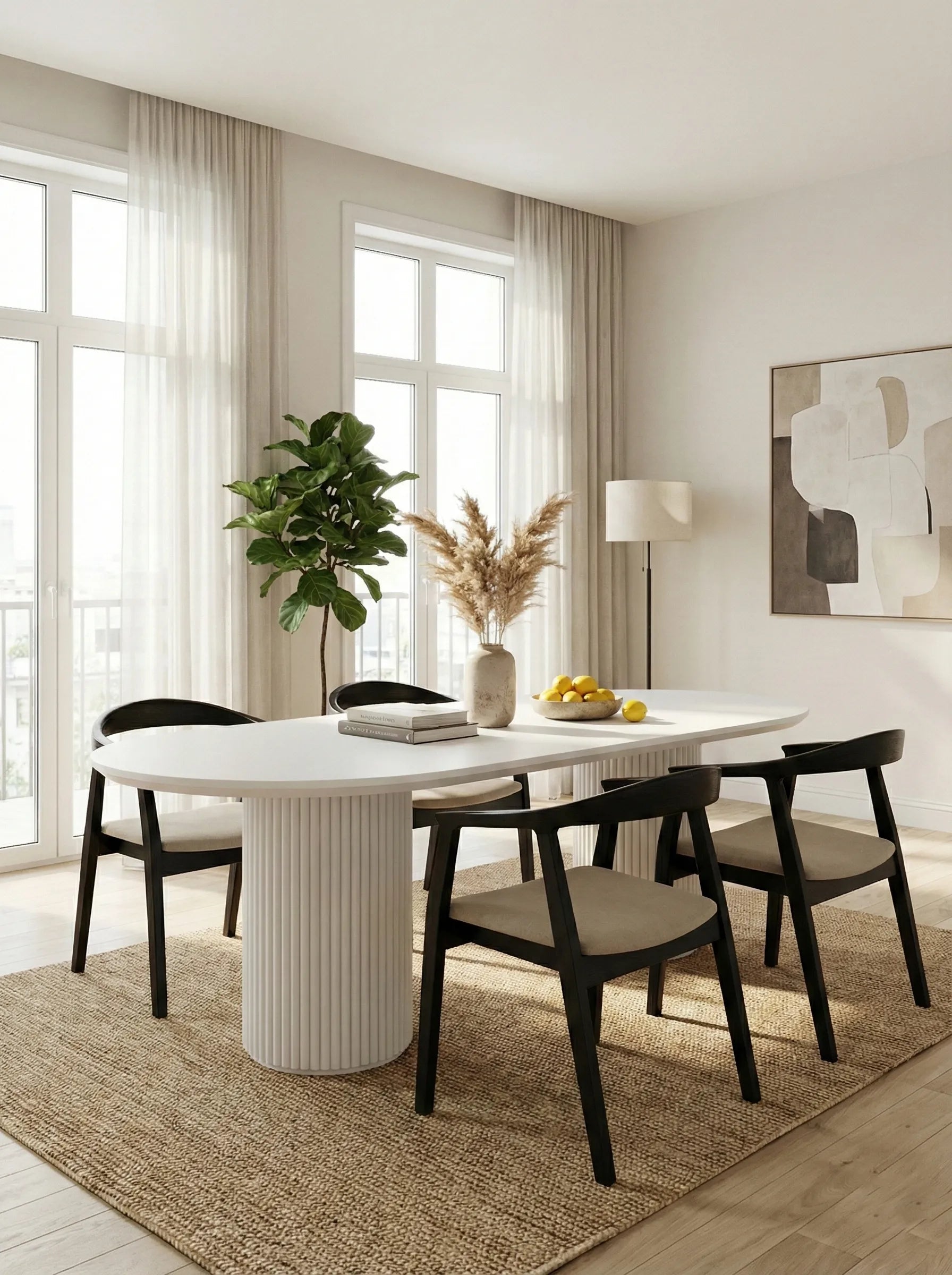 Louna Oval Tasarım Masa
