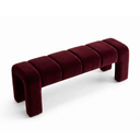Lucca Bordo Kadife Bench