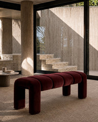 Lucca Bordo Kadife Bench