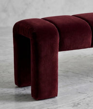 Lucca Bordo Kadife Bench