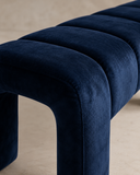 Lucca Lacivert Kadife Bench-Bank-Cipretti-NowShopFun