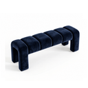 Lucca Lacivert Kadife Bench-Bank-Cipretti-NowShopFun