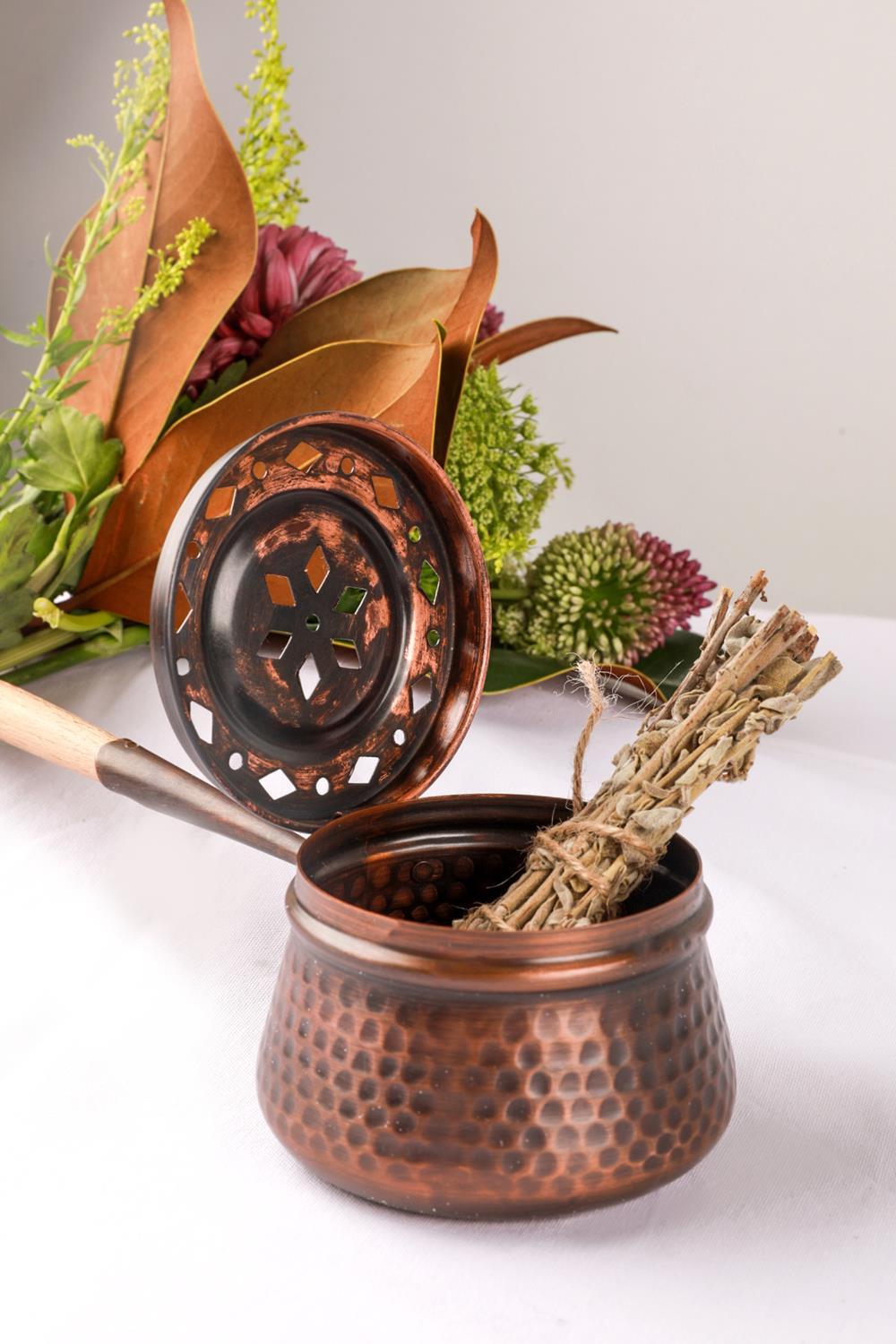 Lüks El Yapımı Büyük Okside Tütsülük-Tütsülük-Ebru Sayer Art & Design-NowShopFun