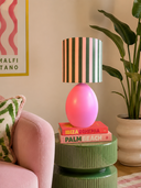 Lumière Stripes Collection – Blush Grove Abajur Başlığı