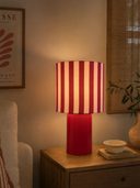 Lumière Stripes Collection – Cherry Blush Abajur Başlığı