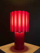 Lumière Stripes Collection – Cherry Blush Abajur Başlığı