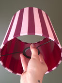 Lumière Stripes Collection – Cherry Blush Abajur Başlığı