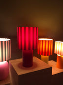 Lumière Stripes Collection – Cherry Blush Abajur Başlığı