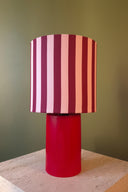 Lumière Stripes Collection – Cherry Blush Abajur Başlığı