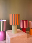 Lumière Stripes Collection – Citrus Glow Abajur Başlığı