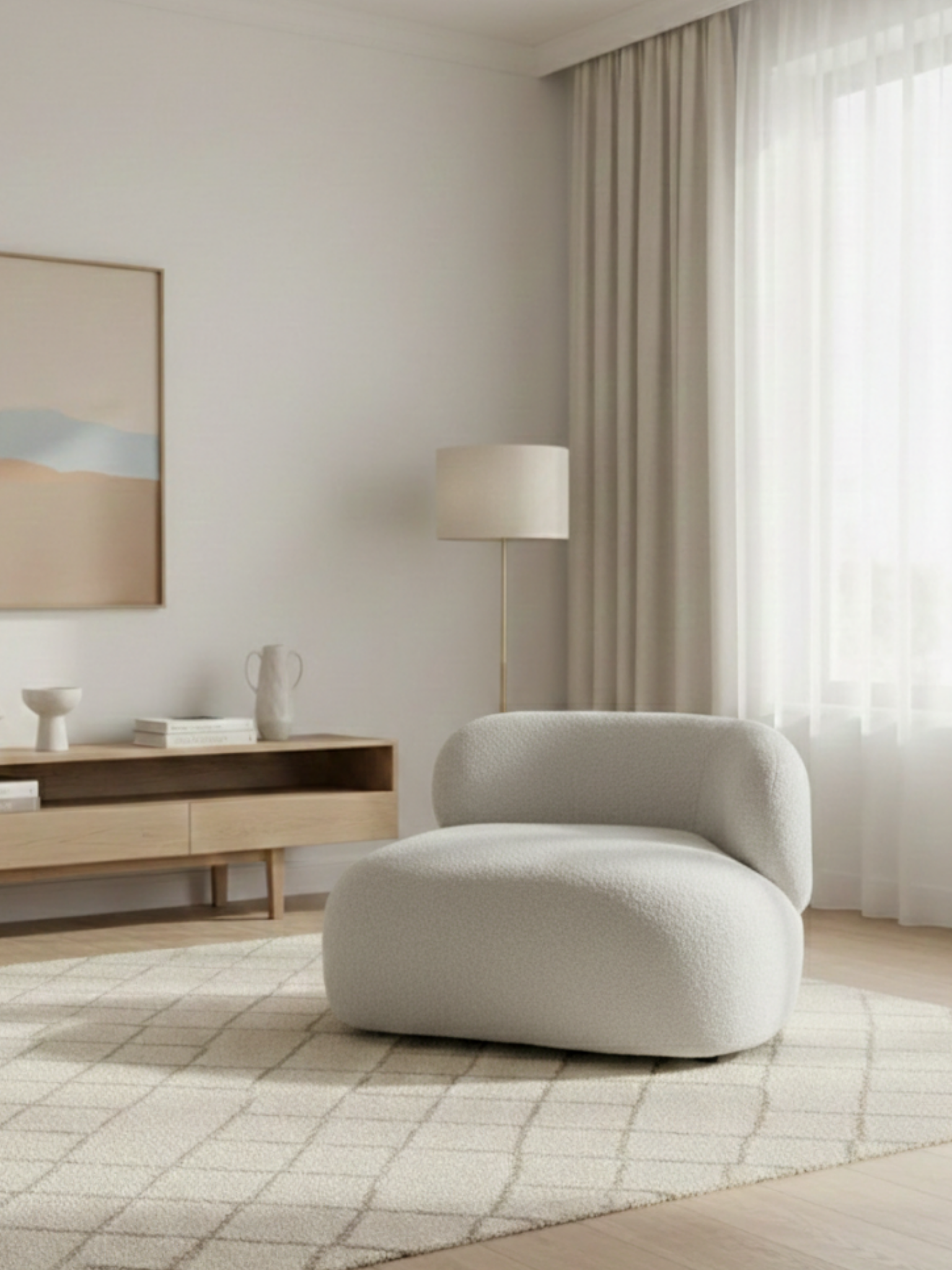 Luna Berjer-Berjer-Semya Home-gri-NowShopFun
