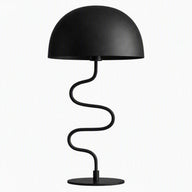 Luna Dekoratif Abajur – Modern Metal Masa Lambası-Masa Lambası-Ekilamp-Luna Mat Siyah-NowShopFun