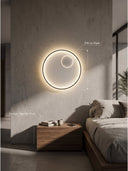 Luna Eclipse — Ø60 Ay Kabartmalı LED Aplik