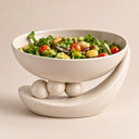 Luna Sculptural Seramik Salata Kasesi