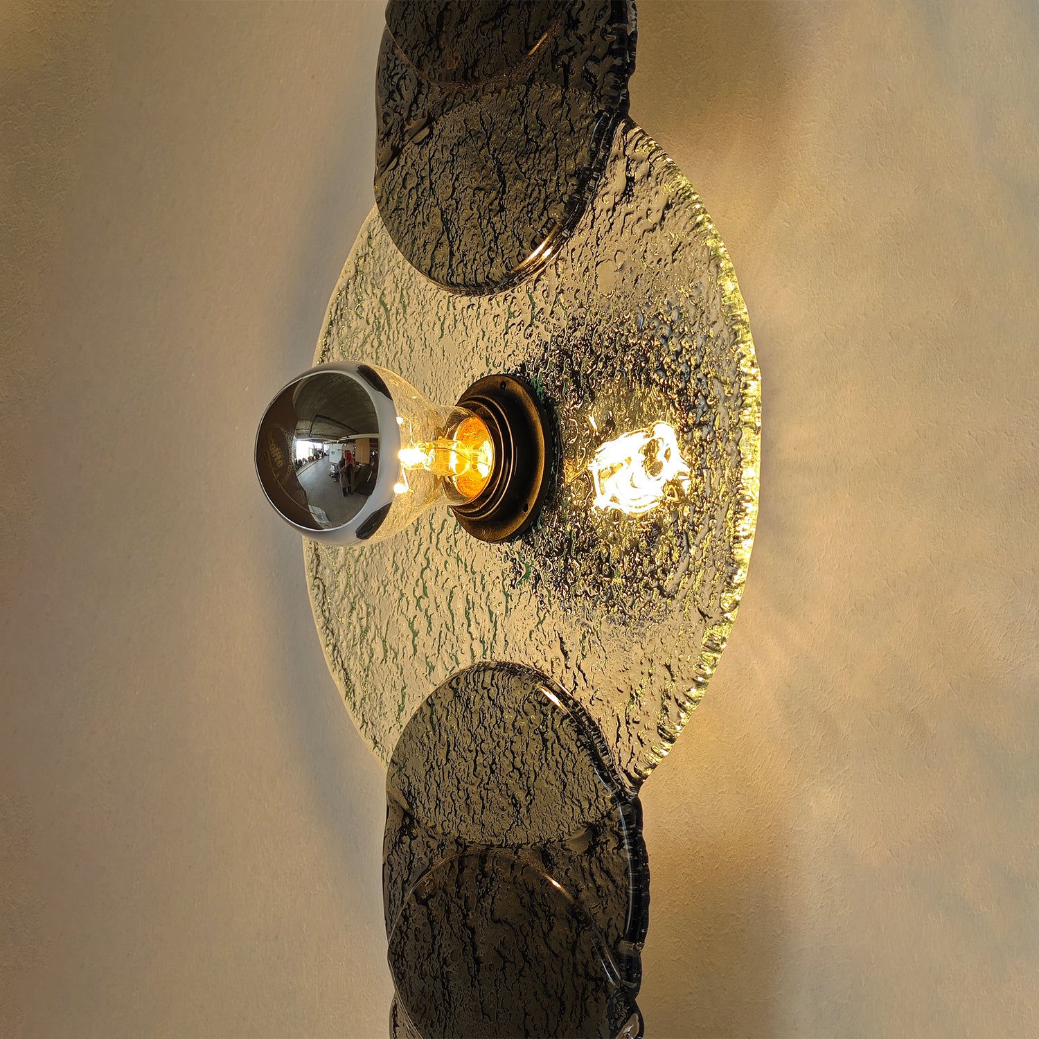 Lunar El Yapımı Cam Aplik