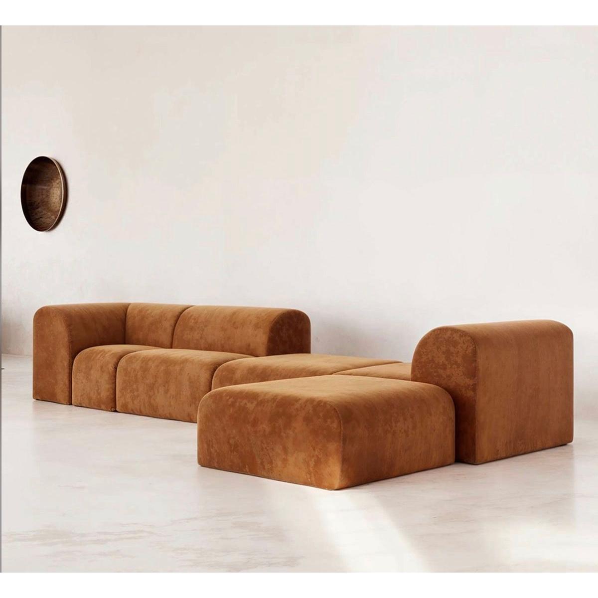 Lurea Kadife L Koltuk