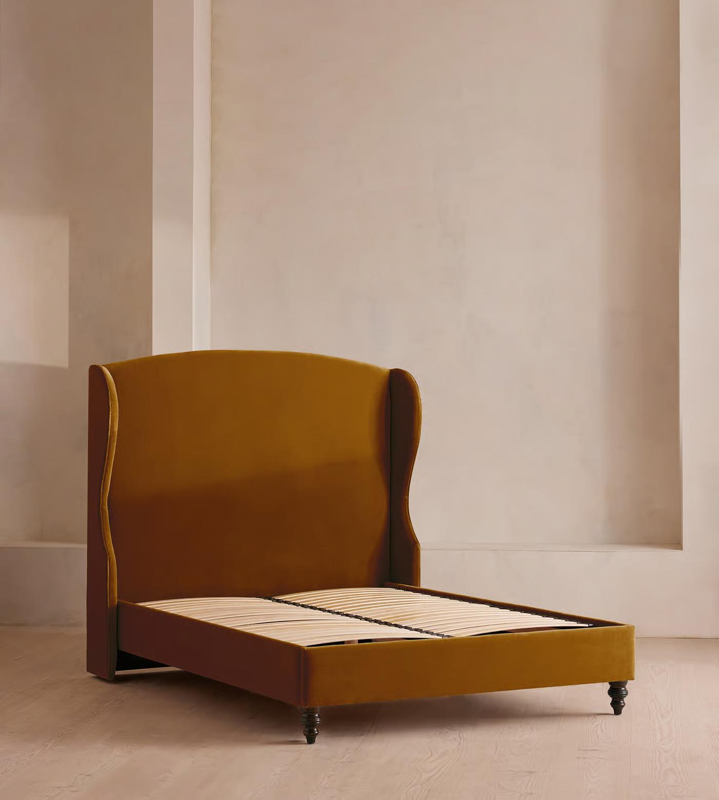 Lurine Kadife Karyola-Sofalab-Yeşil-NowShopFun