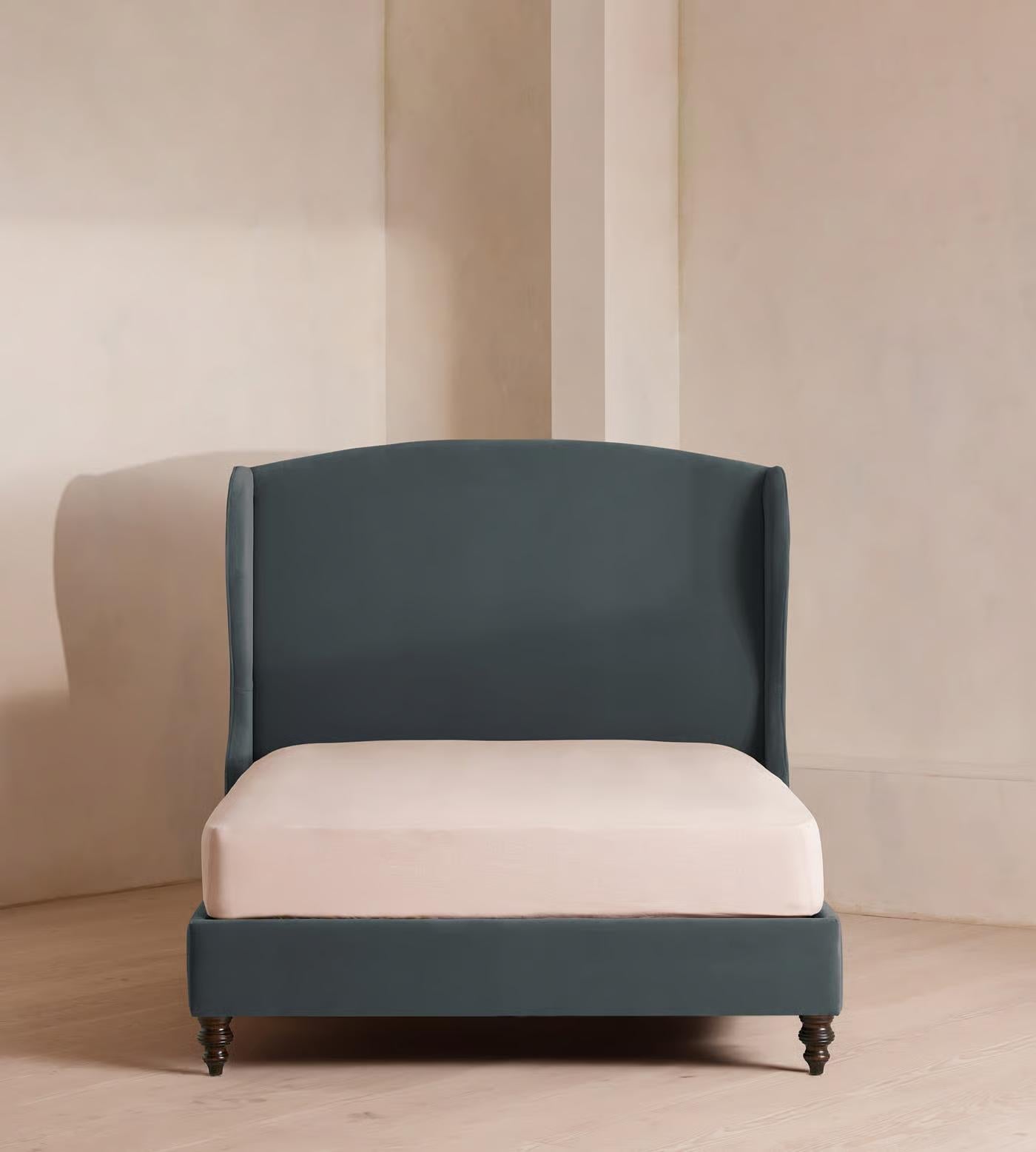 Lurine Kadife Karyola-Sofalab-Yeşil-NowShopFun