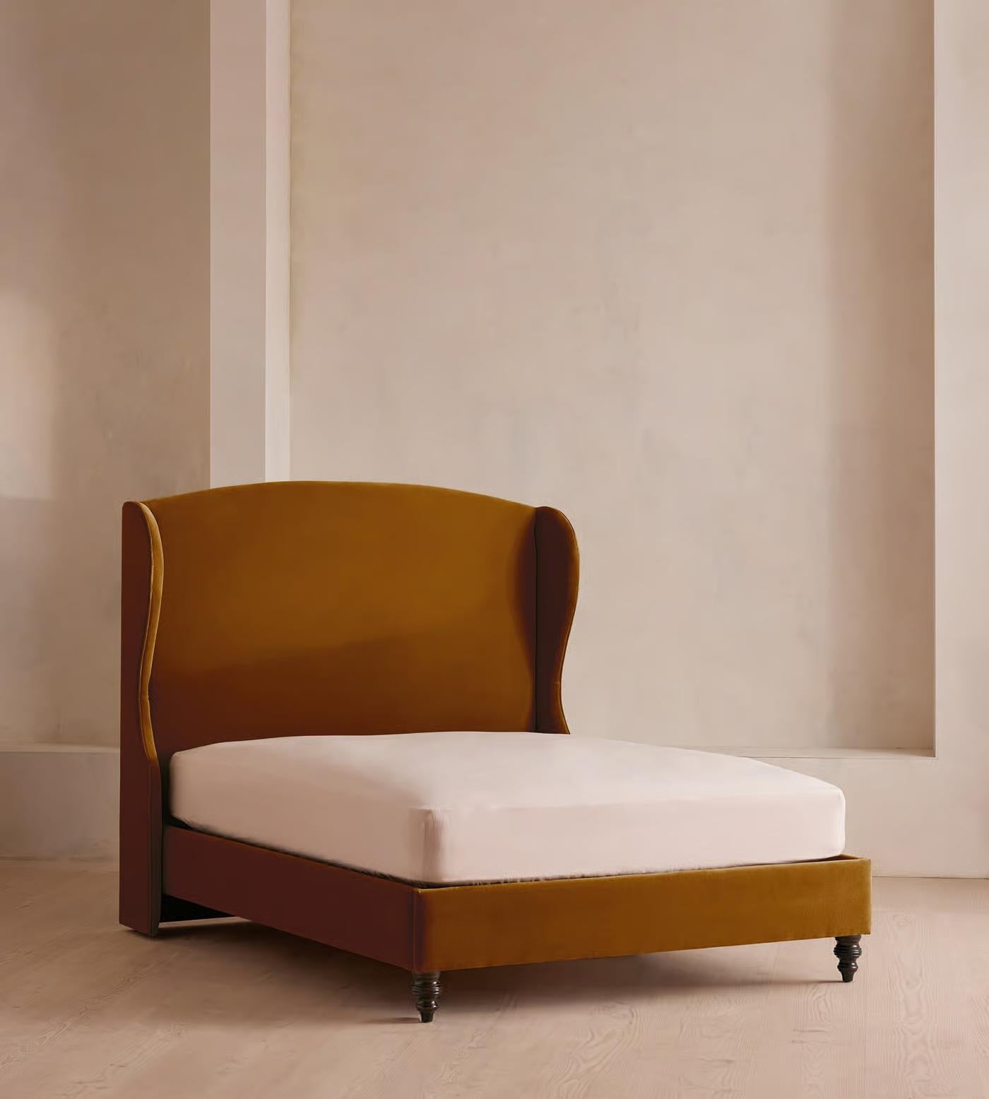 Lurine Kadife Karyola-Sofalab-Yeşil-NowShopFun