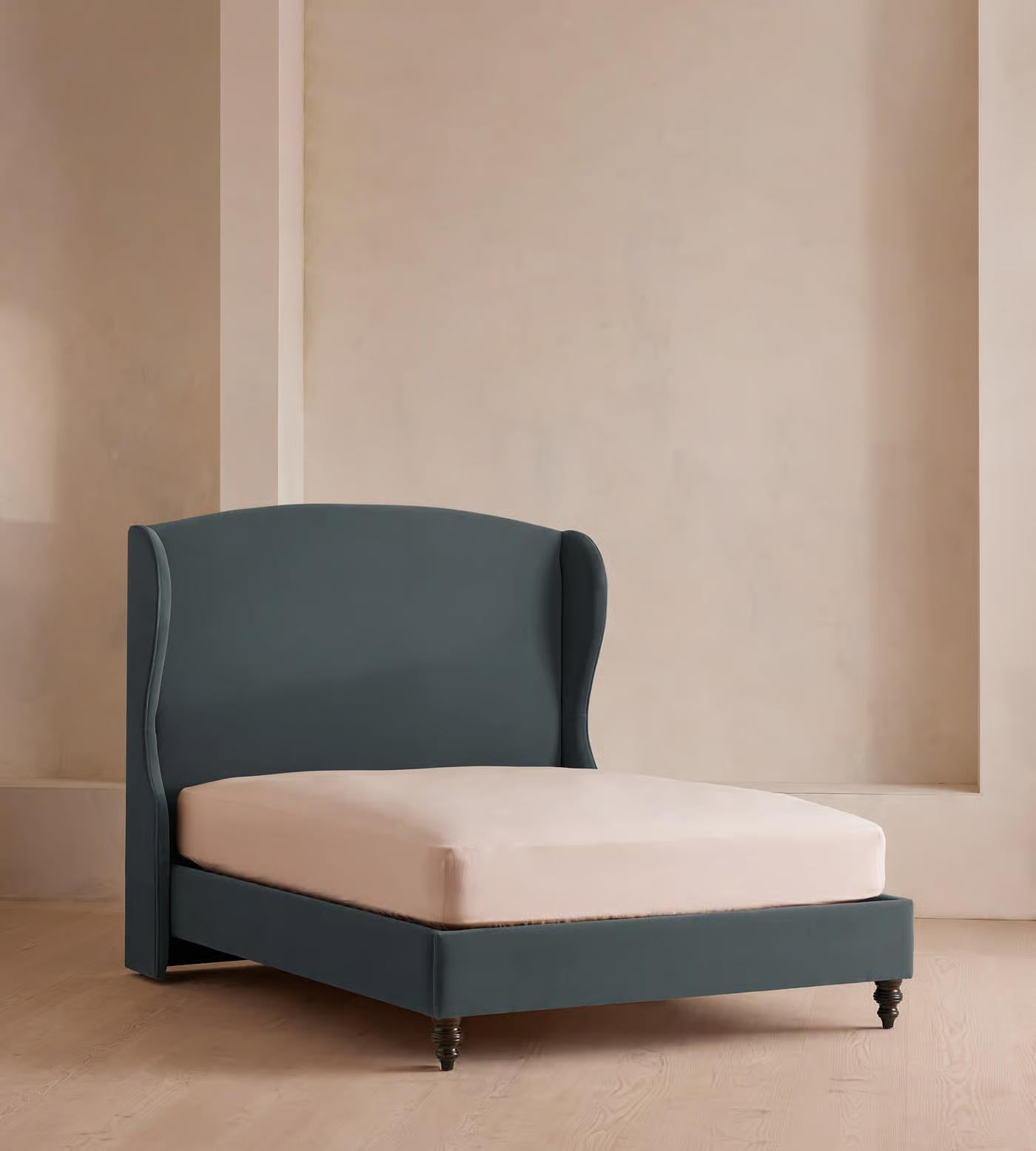 Lurine Kadife Karyola-Sofalab-Yeşil-NowShopFun