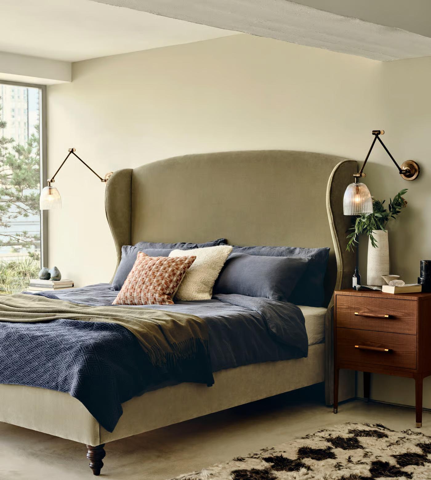 Lurine Kadife Karyola-Sofalab-Yeşil-NowShopFun