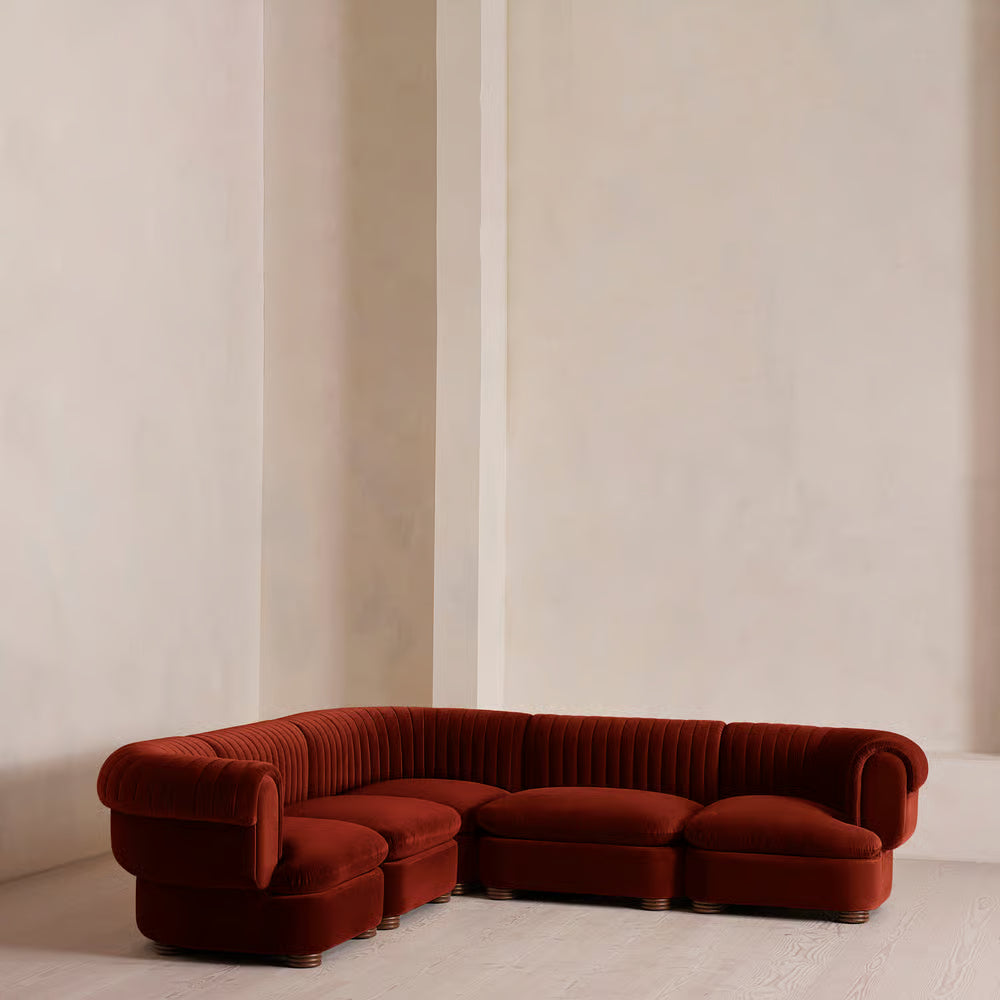 Luvion Kadife L Koltuk