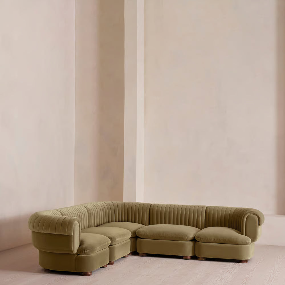 Luvion Kadife L Koltuk