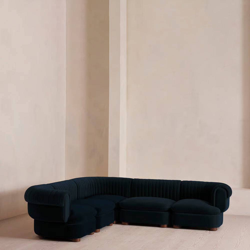 Luvion Kadife L Koltuk