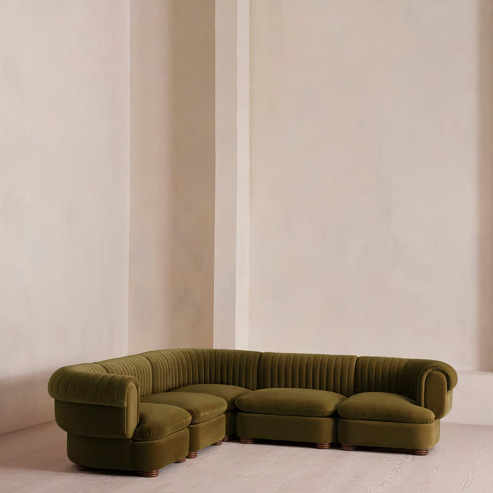 Luvion Kadife L Koltuk