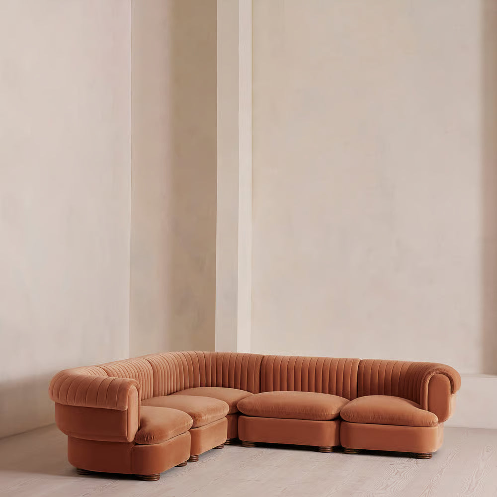 Luvion Kadife L Koltuk