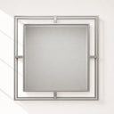 Luxmur Dekoratif Duvar Aynası – 60x60 cm / Luxmur Duvar Aynası 60x60 cm | Modern Metal Çerçeveli Dekoratif Ayna