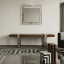 Luxmur Dekoratif Duvar Aynası – 60x60 cm / Luxmur Duvar Aynası 60x60 cm | Modern Metal Çerçeveli Dekoratif Ayna