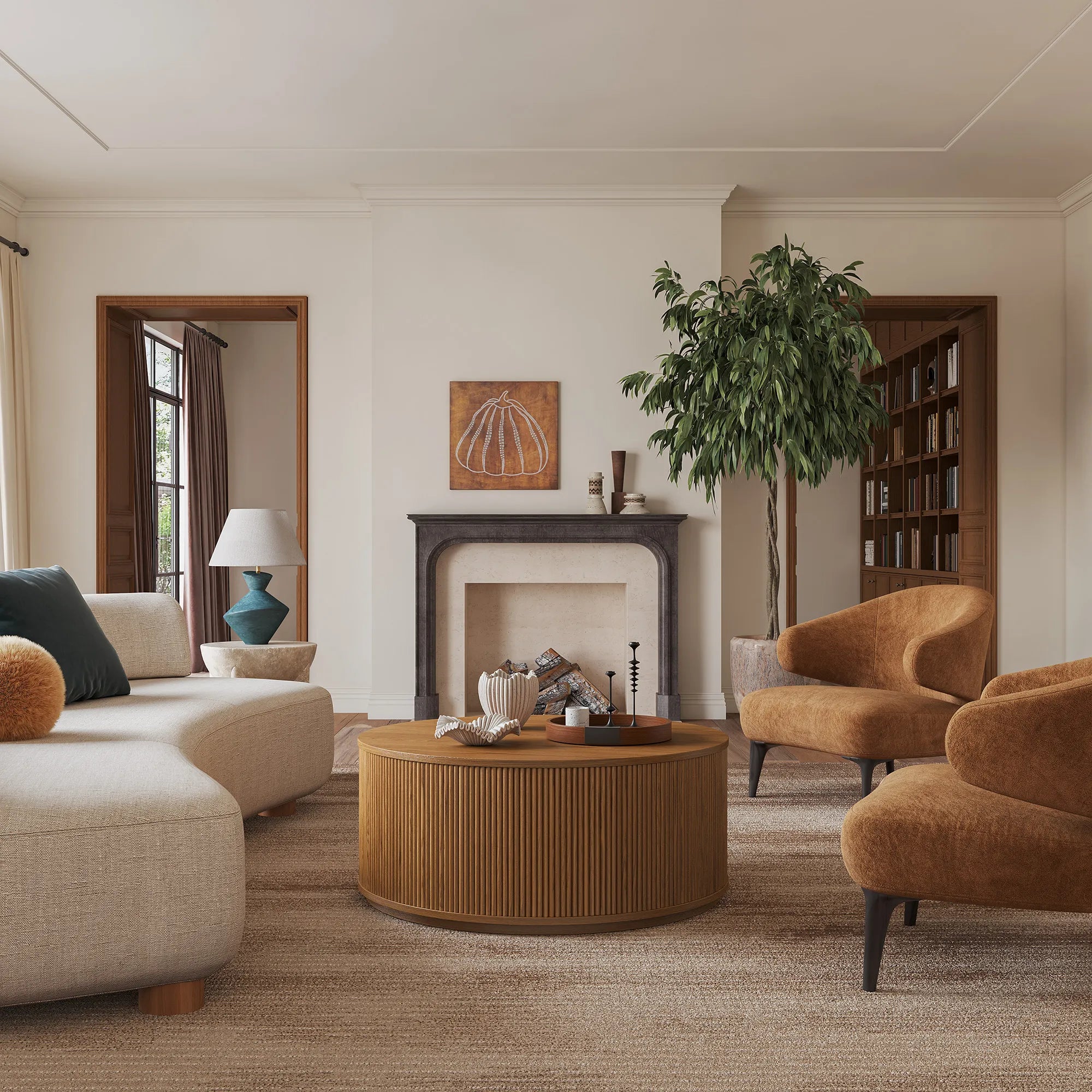 Luxora Ahşap Orta Sehpa