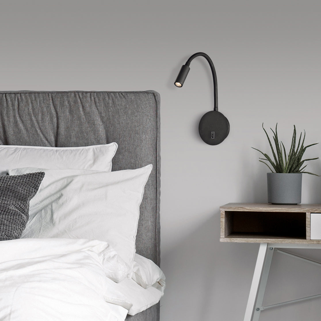 Lyon Apli̇K 1l Black Ø10x43 Cm Led 3w 3200k