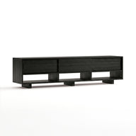 Masif Ahşap Açık Bölmeli Tv Ünitesi-Tv Ünitesi-Stöff Mobel-120 Cm-Naturel-Düz-NowShopFun