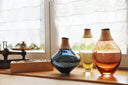 India S1 Stacking Vessel - Amber Brass Vazo