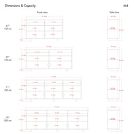 Masif Ahşap Açık Bölmeli Konsol