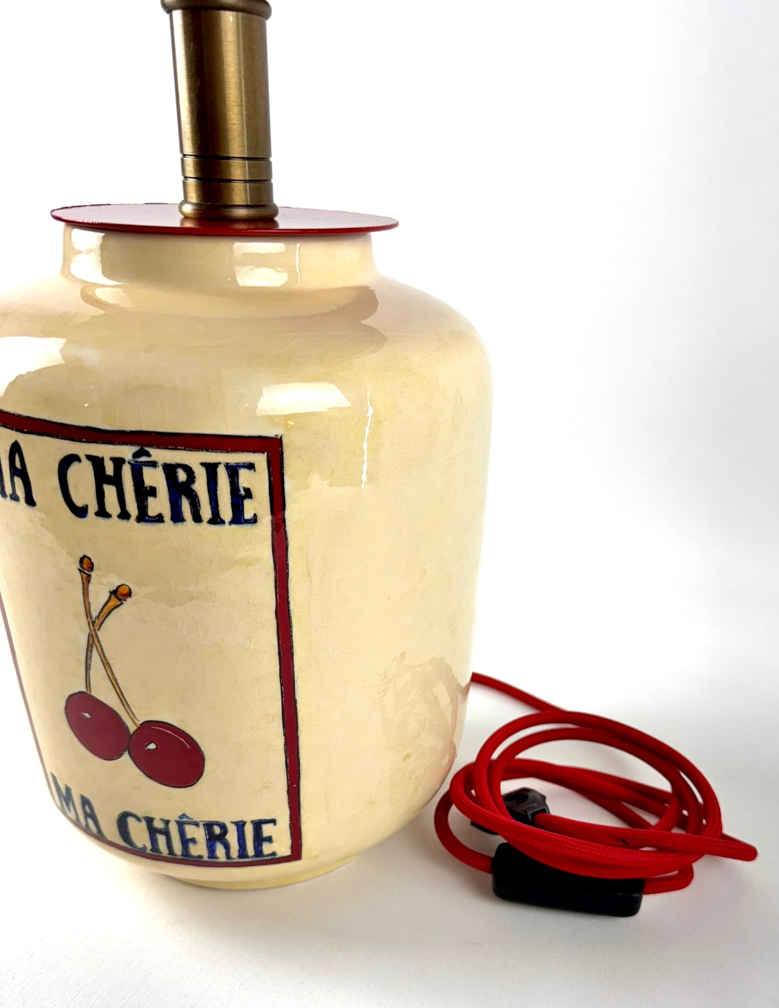 Ma Cherie El Yapımı Seramik Abajur