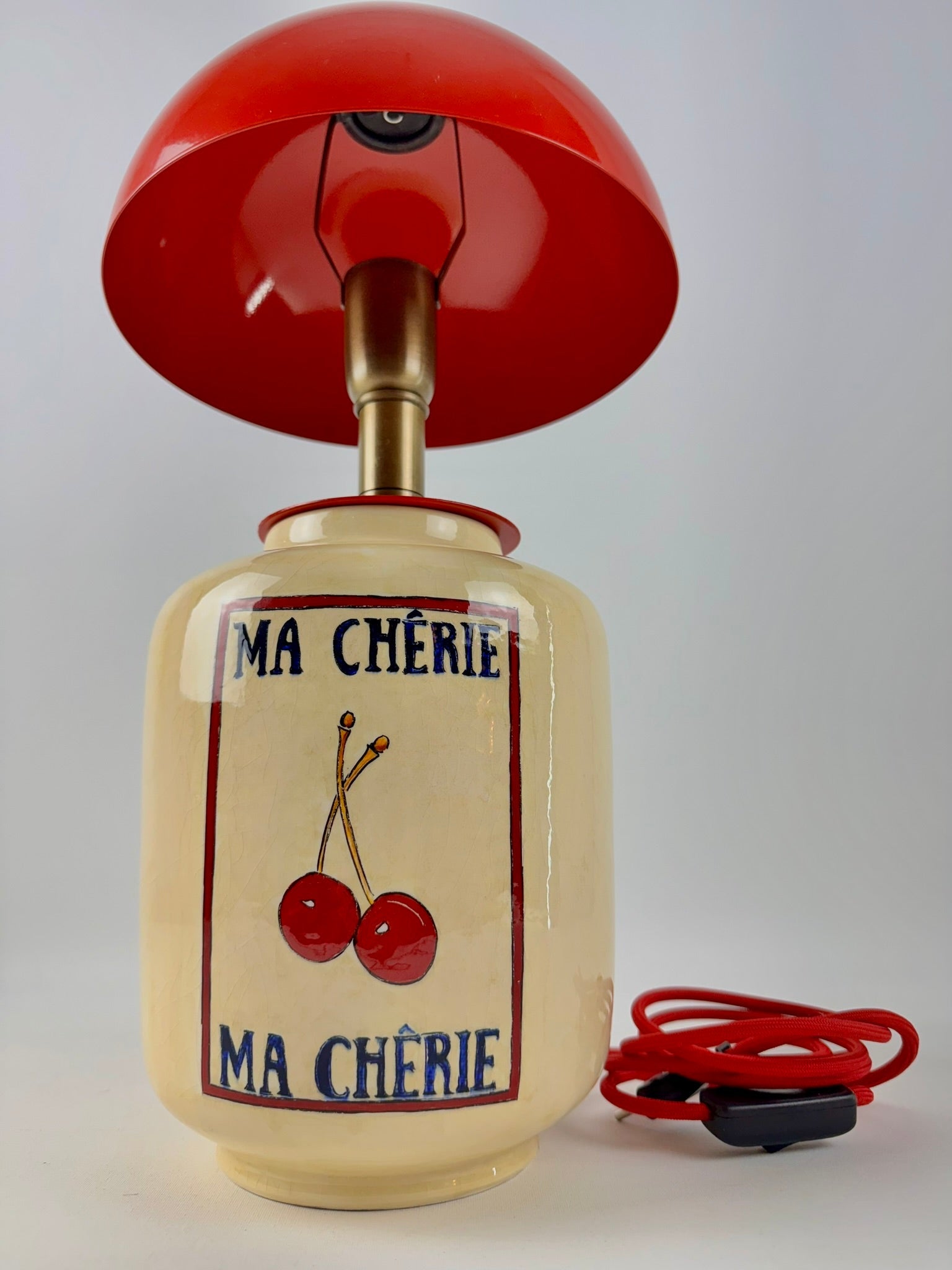 Ma Cherie El Yapımı Seramik Abajur