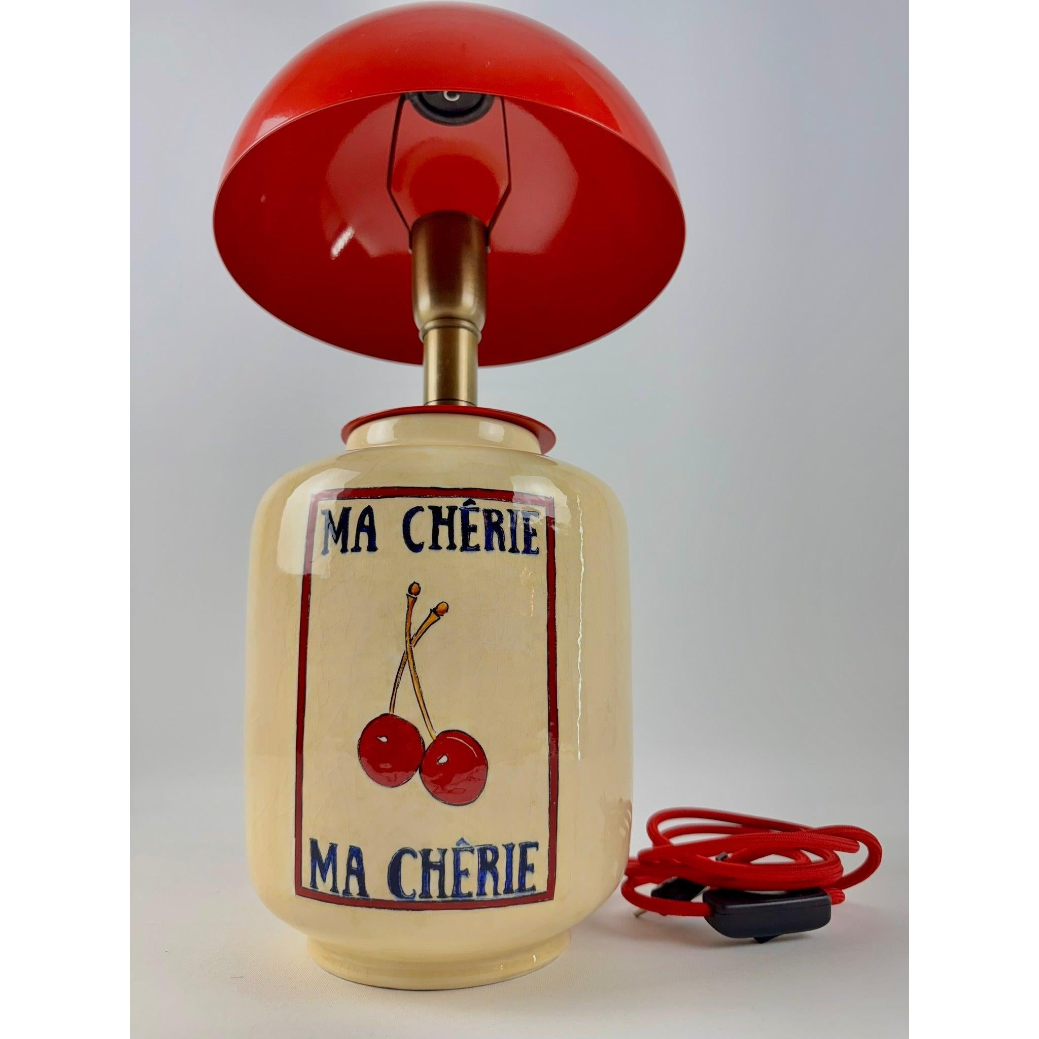 Ma Cherie El Yapımı Seramik Abajur