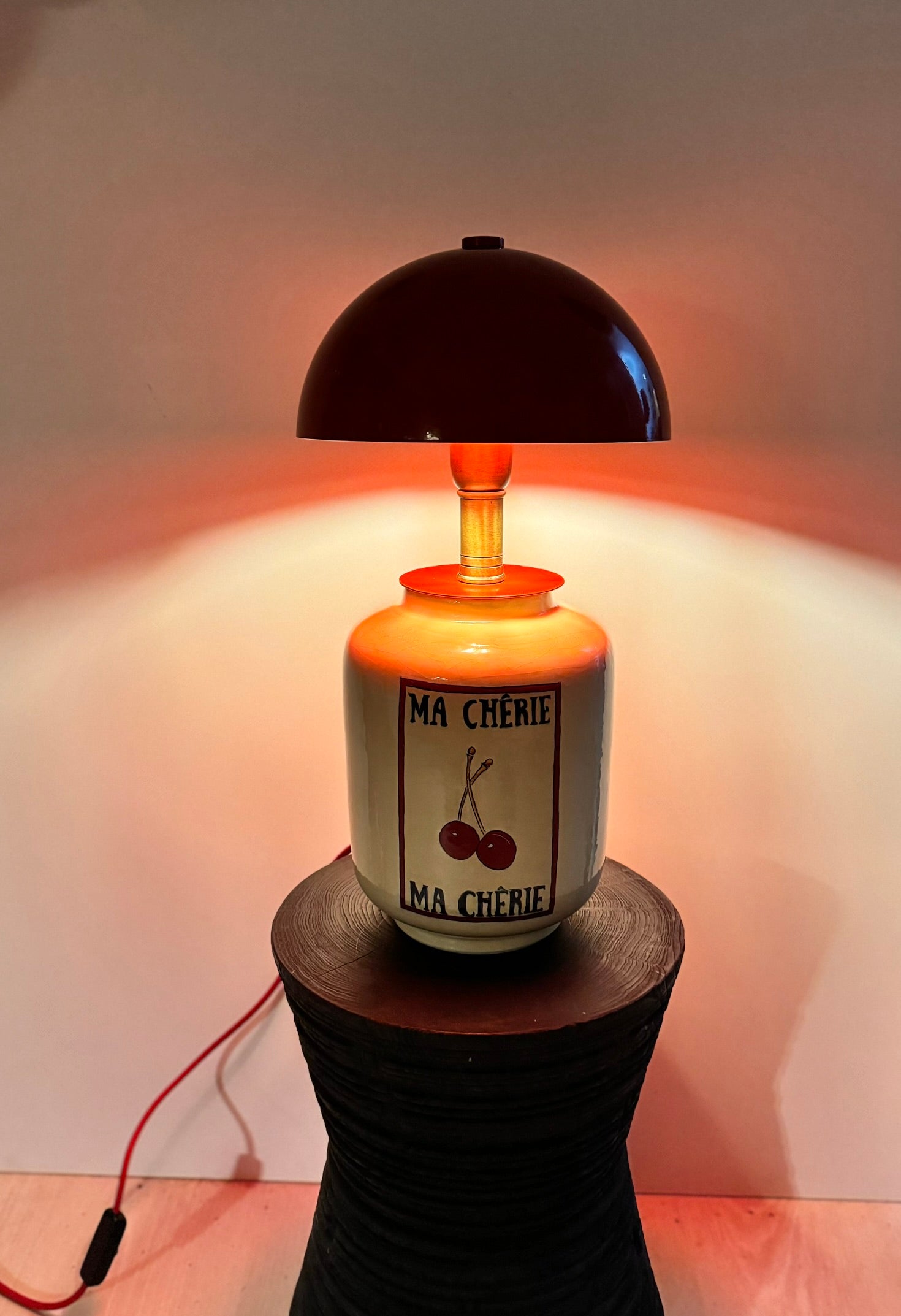 Ma Cherie El Yapımı Seramik Abajur